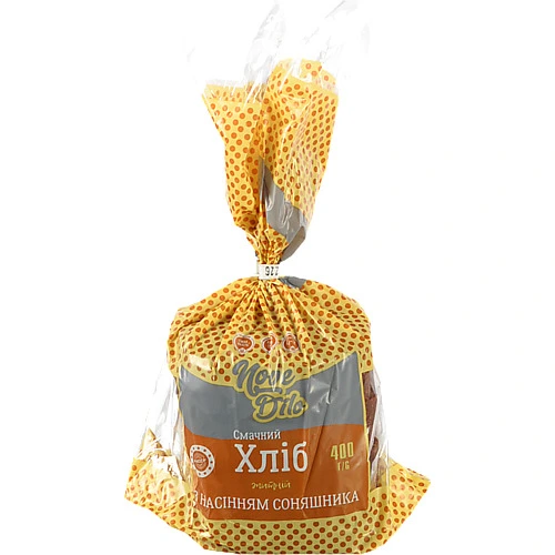 Хліб [Нове ділоk [Житнійk з насінням соняшнику, нарізний, 400 г