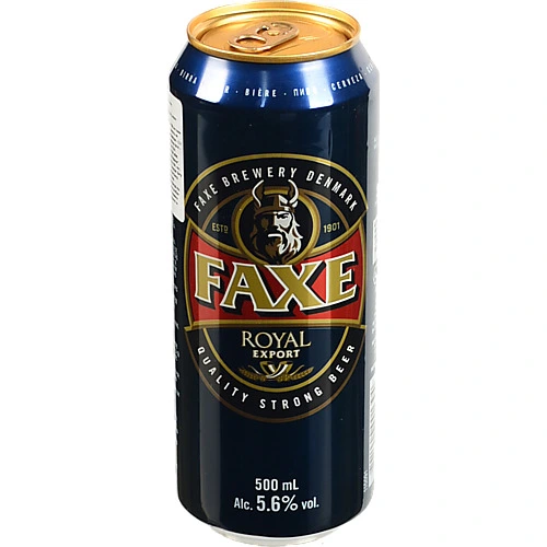 Пиво Faxe 0.5л roy strong  з.б