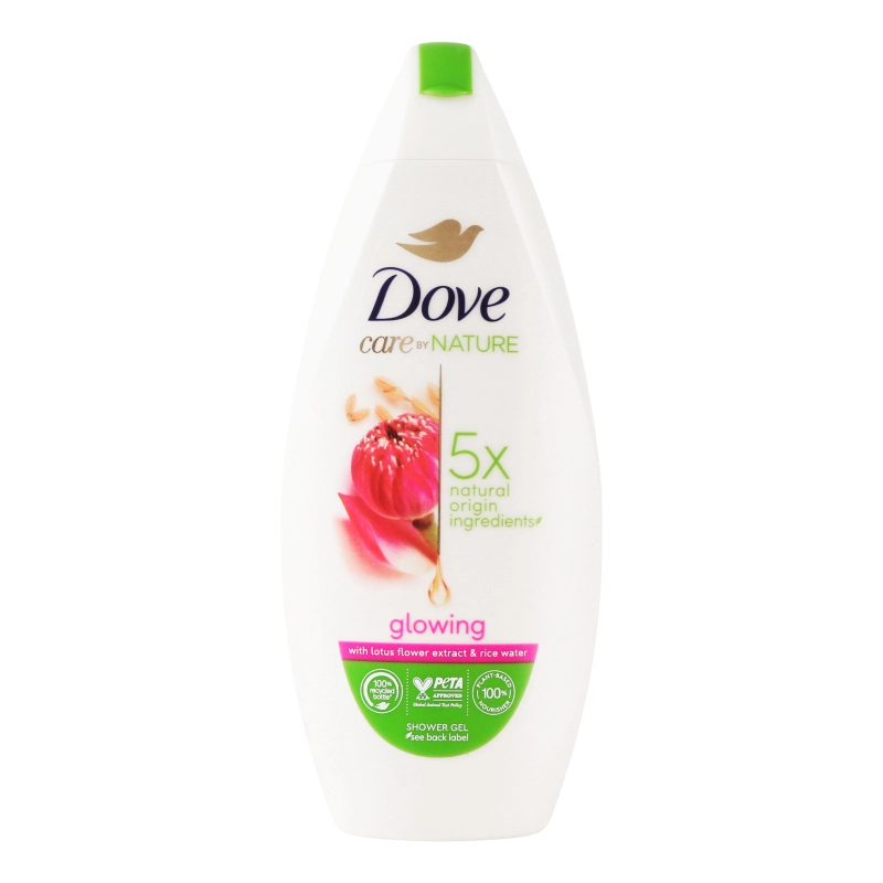 Крем-гель для душу Rice water&Lotus flower Glowing Dove 225мл