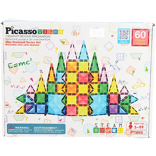 Конструктор магнітний MINI DIAMOND SERIES SET 60д.22303 PICASSO TILES
