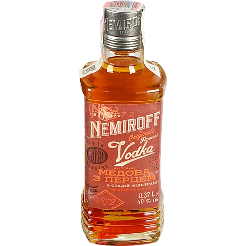 Настоянка Nemiroff 0.37л мед перець штоф