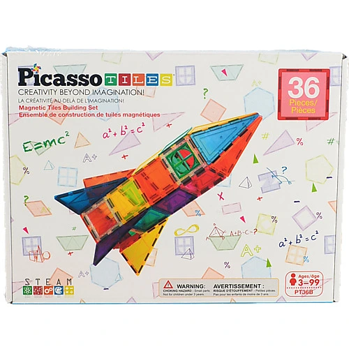 Конструктор магнітний MAGNETIC BUILDING BLOCKS 36д.27971 PICASSO TILES