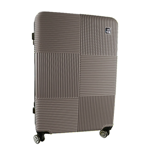 Валіза пластикова 4-х колесах 65х42х26см колір коричневий