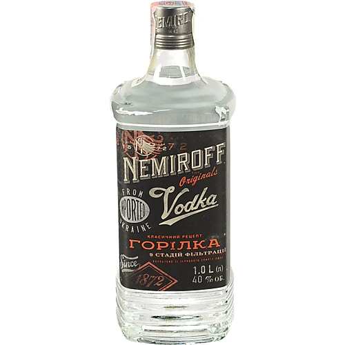 Горiлка Nemiroff 1л особлива штоф