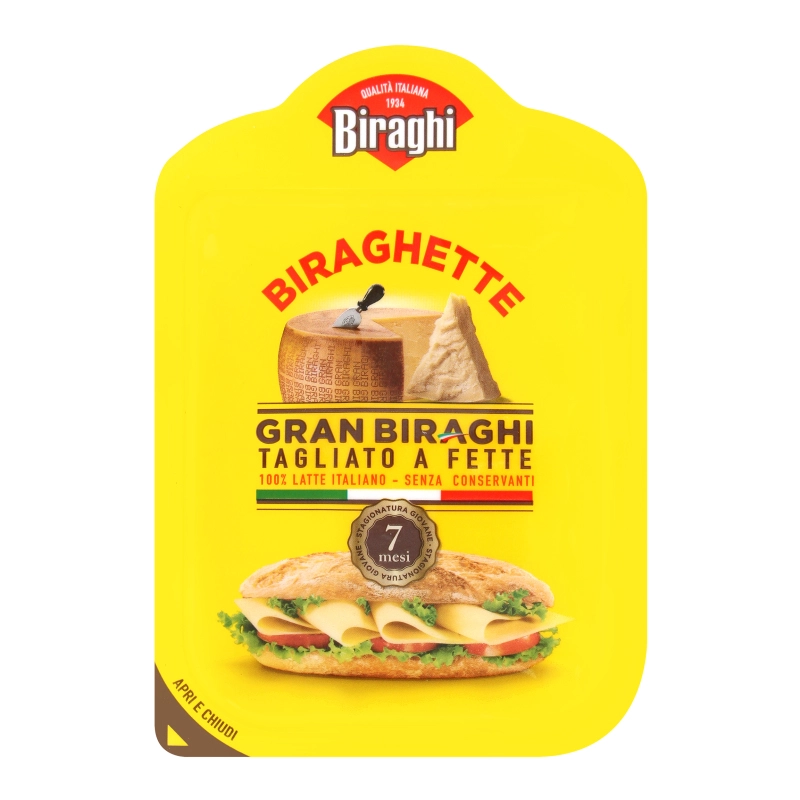 Сир нарізка Гран Бірахі Biraghi п/у 120г