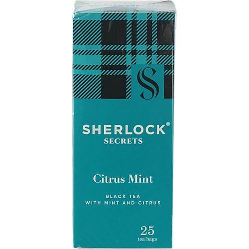 Чай Sherlock Secrets 25п цитрус м"ята чорний