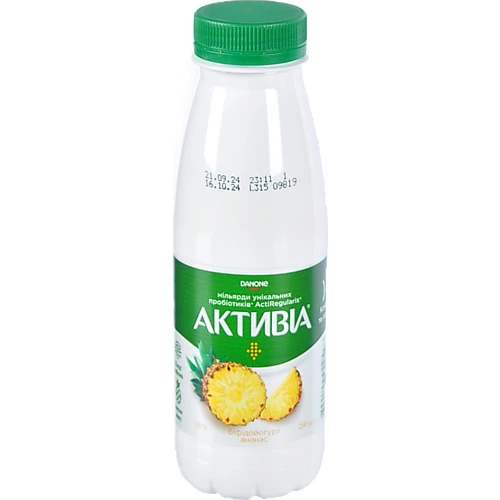 Активіа Питний йогурт Ананас 1,5% 290г