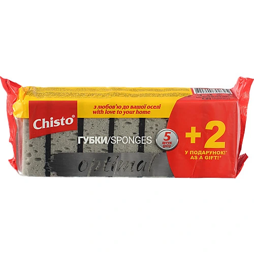 Губка кухонна Chisto 7шт optimar