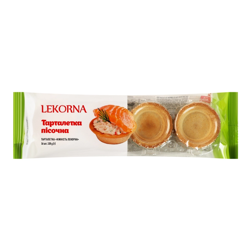 Тарталетка пісочна Ніжність Lekorna м/у 138г