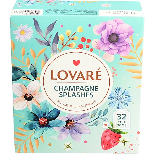 Чай Lovare [Бризки шампанськогоk 32 пакетики по 2г