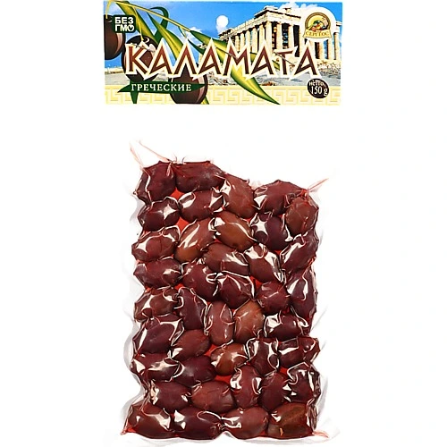 Маслини Eleofyto 150г каламата в.у