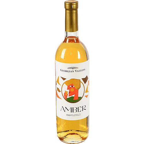Вино Georgian Valleys 0.75л Amber Rkatsiteli Amber Dry біле сухе