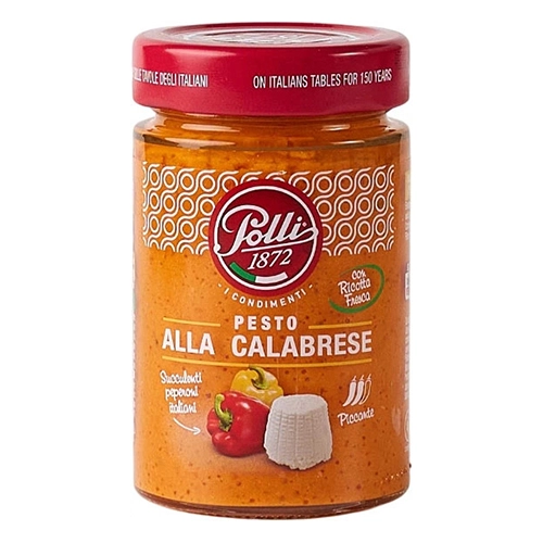 Соус Pesto Polli 190г ricotta peppers