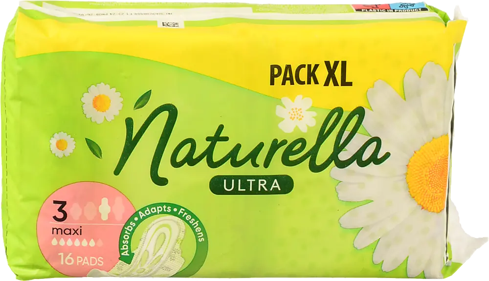 Прокладки гігієнічні Максі Camomile Ultra Naturella 16шт