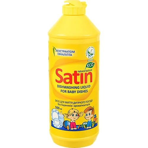 Засіб для миття дитячого посуду рідкий Satin Natural Balance 500мл