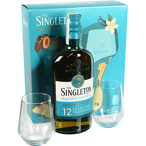 Набір Віскі The Singleton of Dufftown 0.7л 2ст 12р 40% кор.