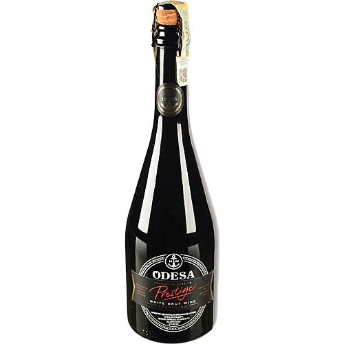 Вино iгристе Odessa 0.75л prestige брют біле