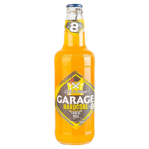 Пиво спеціальне пастеризоване [Seth & Rileys Garage Hardcore Exotic Kissk, 8,0%, 0,44 л, скляна пляшка