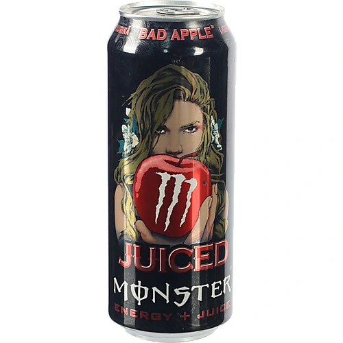 Напій енергетичний Monster 0.5л пог. ябл. з цукром