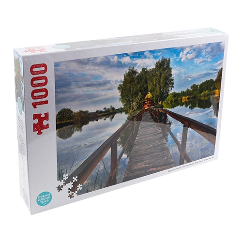 Пазл для дітей від 3років 68х48см TRFL_UA/6 Будинок рибалки DGT-Puzzle 1000ел