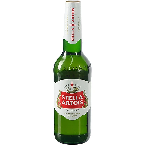 Пиво світле фільтроване пастеризоване [Stella Artoisk, 5,0%, 0,5 л, скляна пляшка