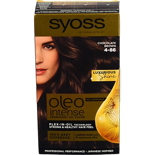 Фарба для волосся Oleo Intense 4-86 Syoss 1шт