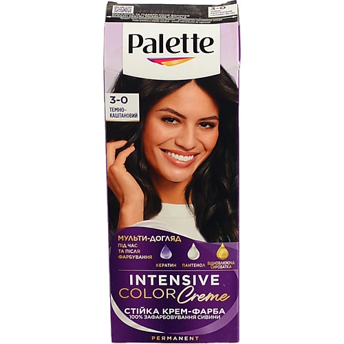 Крем-фарба для волосся Intensive Color 3-0 Palette 1шт