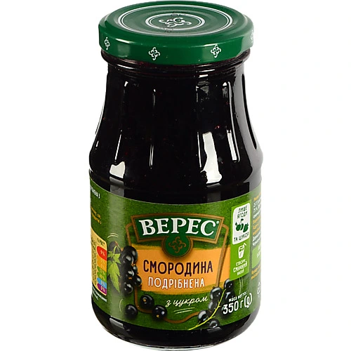 Смородина чорна Верес 350г цукор