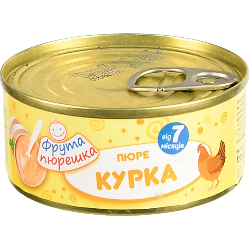 Пюре Фрута Пюрешка 120г курка