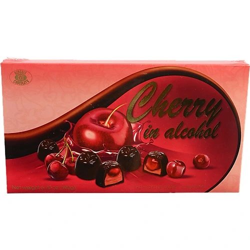 Цукерки шоколадні Cherry in alcohol Biscuit Chocolate к/у 190г
