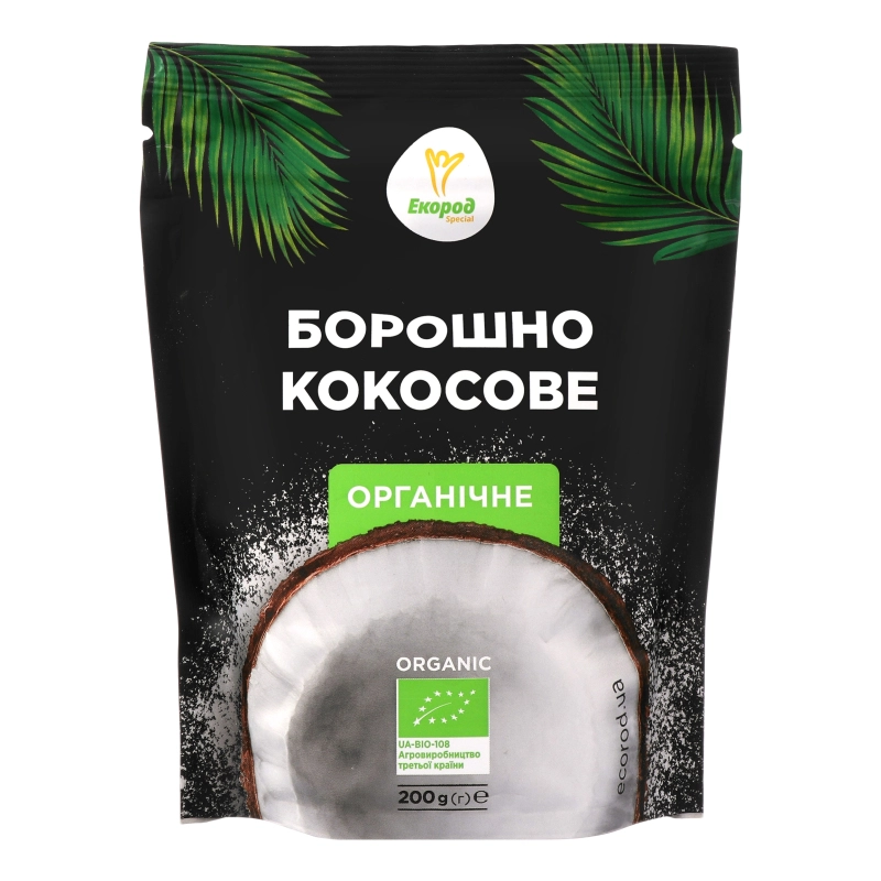 Борошно кокосове органічне Екород д/п 200г