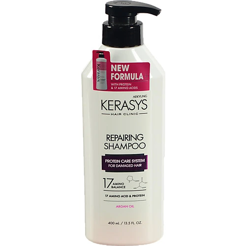 Шампунь Kerasys 400мл hair clinic repairing відновлюючий