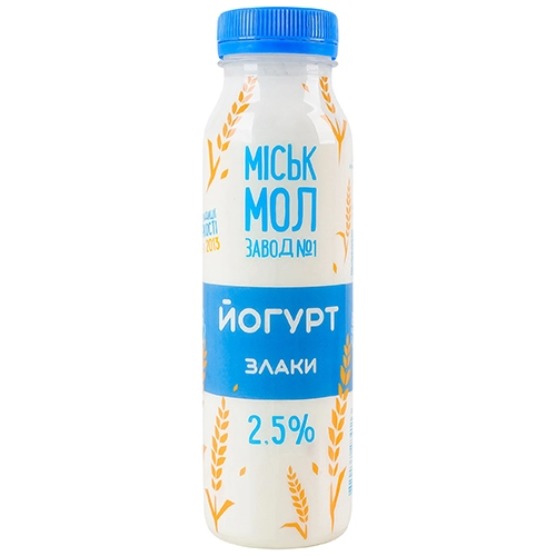 Йогурт ММЗ 250г 2.5% злаки пет