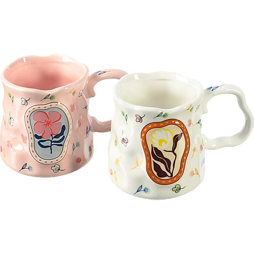 Чашка керамічна Квіти 380мл тип 1