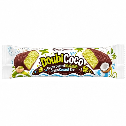 Батончик Rosso Bianco 40г doubi coco  кокосовий