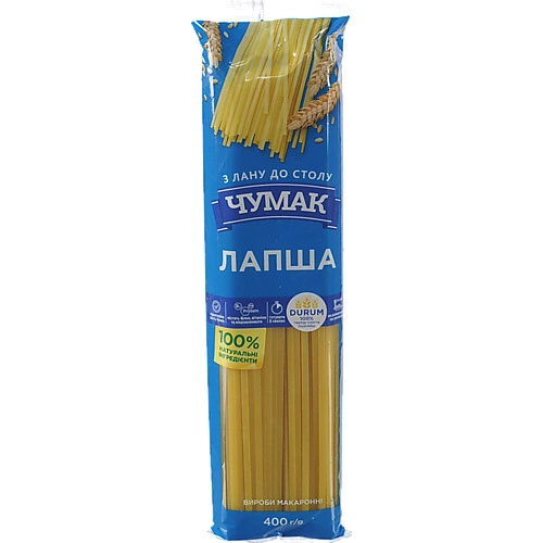 Макарони Чумак 400г локшина