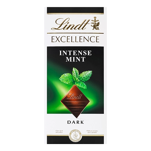 Шоколад Lindt 100г екселенс м'ята гіркий