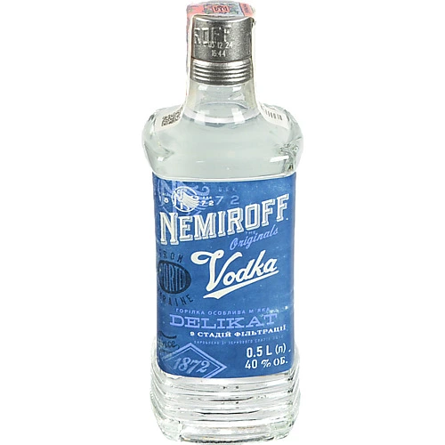 Горiлка Nemiroff 0.5л делікат штоф