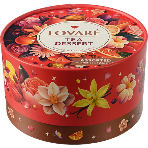 Чай Lovare 40п dessert чорний асорті