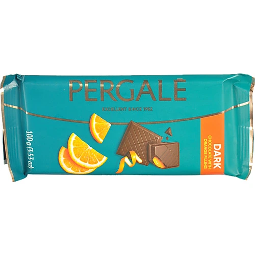 Шоколад Pergale 100г чорний апельсин