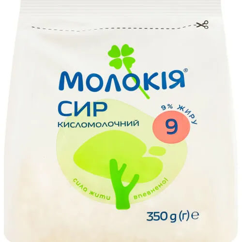 Сир к.м. Молокія 350 9  пакет