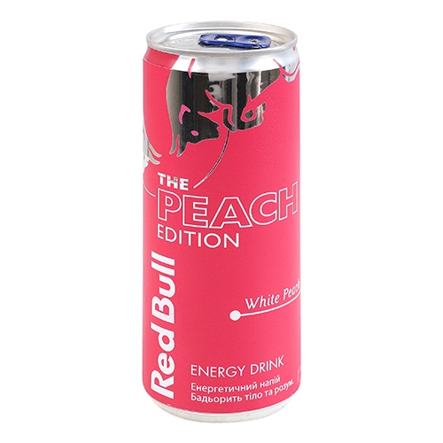 Напій енергетичний Red bull 0.25л персик з.б.