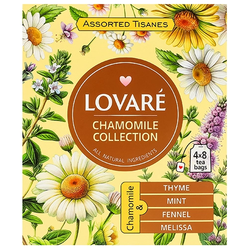 Чай Lovare 32п квітковий асорті ромашка