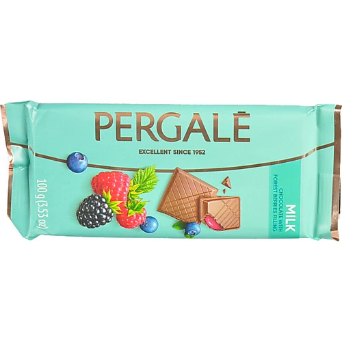 Шоколад Pergale 100г молочний лісові ягоди