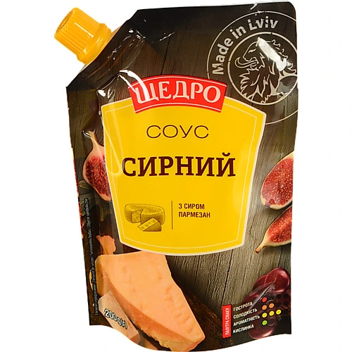Соус Щедро 200г сирний д.п