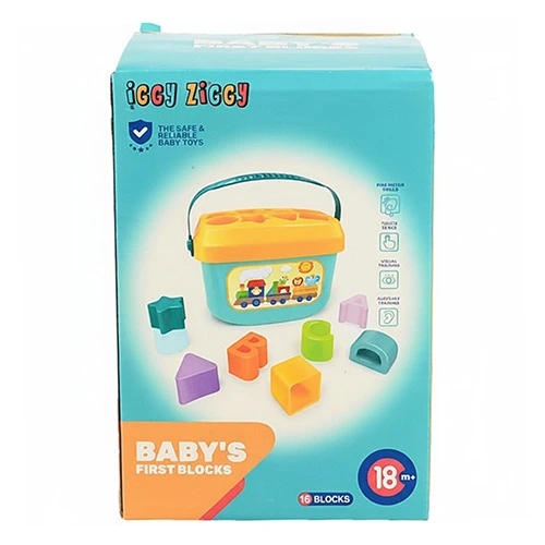 Іграшка-сортер розвиваюча яскраве відерце з фігурками 75432 IGGY ZIGGY