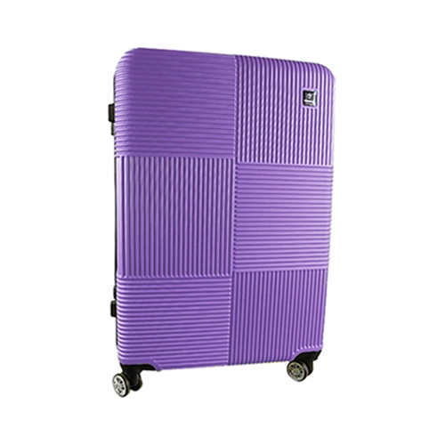 Валіза пластикова 55х36х22см колір pink purple