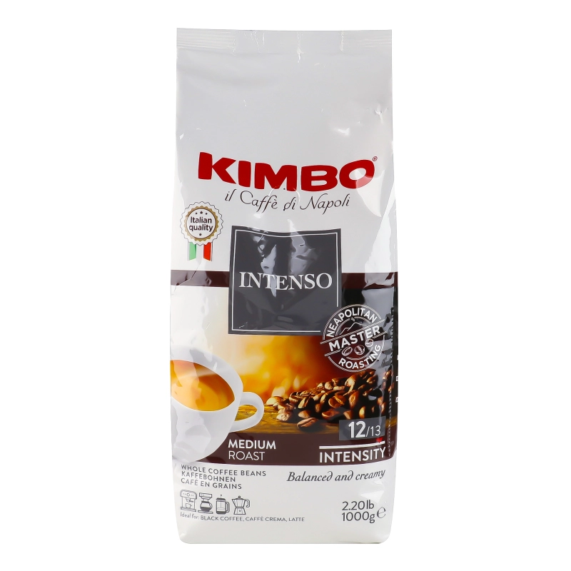 Кава натуральна смажена в зернах Intenso Kimbo м/у 1кг