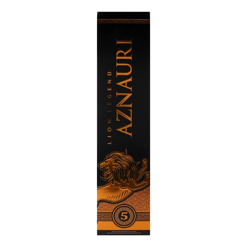 Коньяк 0.5л 40% 5 зірок Aznauri к/у