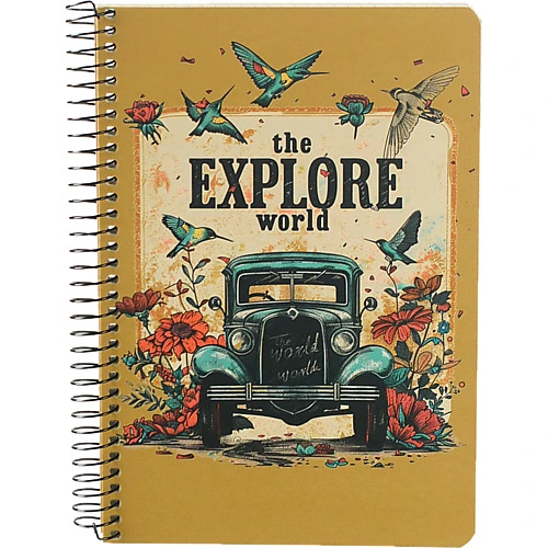 Блокнот Школярик А5 96 арк спіраль  асорті